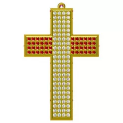 Gold criss-cross pendant cad engagement criss-cross pendant 3D print model
