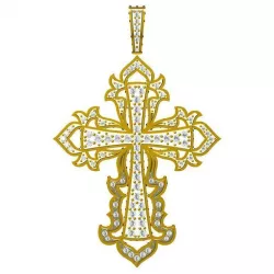 Gold criss-cross pendant criss-cross pendant cad 3D print model