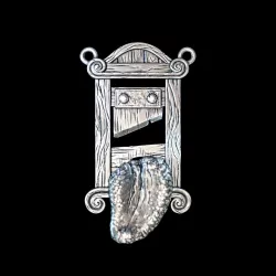 Guillotine  Pendant 3D print model