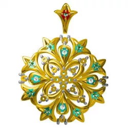 Halo flower shape pendant cad jewellery design course 3D print model