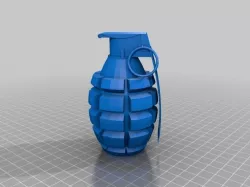 Hand Grenade Repaired Free 3D print model