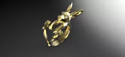 Hare Ring 3D print model