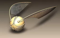 Harry Potter Golden Snitch 3D print model
