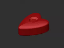 Heart Base Dock Free 3D print model