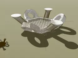 Hex Chain study Free 3D print model