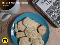His Dark materials Cookie Cutters 3D print model