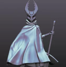 Hollow knight fanart Hornet figure 3D print model