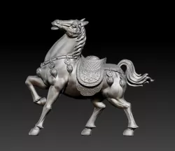 horse 3D print model