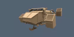 Hover Craft concept 3D print model