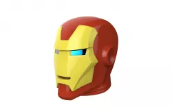 Ironman head 3D print model