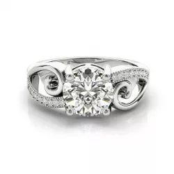 jewellery 3dm files free download 6 prong engagement ring 3D print model