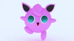 JigglyPuff Keychain 3D print model