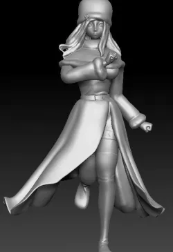 Juvia Fairy Tail 3D print model