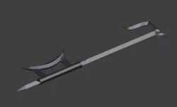 Kabal Weapon sword Blades of Vengeance from Mortal Kombat 11 3D print model