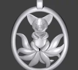 Kurama Medallion 3D print model