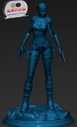 Lara Croft - Tomb Raider 3D print model