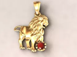 leo pendant 3D print model