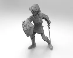 Link The Legend of Zelda 3D print model