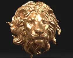 Lion Head 3D print model