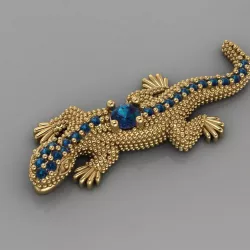 Lizard Jewelry Diamond 3D print model