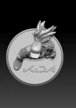 LOL Akali KDA 3D print model