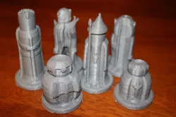 Lord of the Rings Chess set Free 3D print model