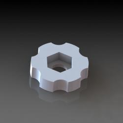 Parametric Knurled Nut Knob by Drofnas  3d printing, 3d printing projects,  3d printer