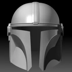 Mandalorian Helmet 3D Printable Model 3D print model