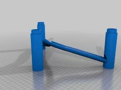 Marble Run Fork Free 3D print model