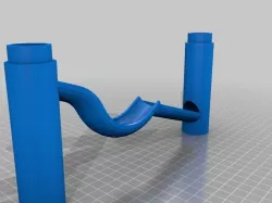 Marble Run Ramp Jump Free 3D print model