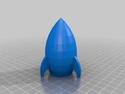 Marble Run Rocket Cap Free 3D print model