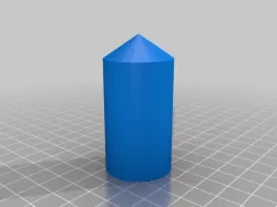 Marble Run Simple Cap Free 3D print model