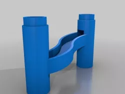Marble Run Snake Free 3D print model