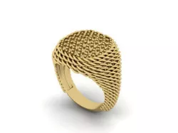 matting signet ring 3D print model