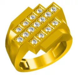 Men gold engagement rings 3d jewelry files for sale 3D print model