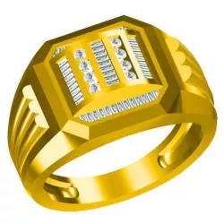 Mens diamond engagement rings 3dm jewelry 3D print model