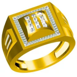 Mens diamond engagement rings jewelcad for jewelry maker 3D print model