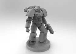 Merge of Space marine 3D print model