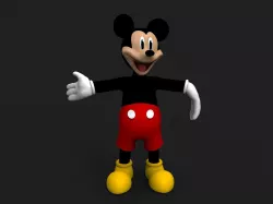 Mickey maus 3D print model
