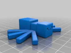 Minecraft spider Free 3D print model