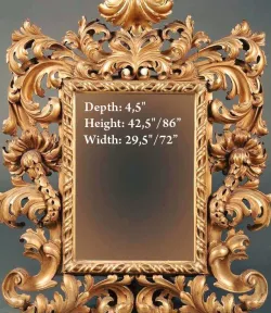 Mirror frame 3d - CNC machine -  3D CNC - Set 2 3D print model