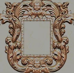Mirror frame 3d - CNC machine -  3D CNC - Set1 3D print model