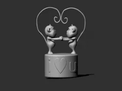 Monkey Love Free 3D print model