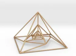 Nested Pyramids Rotated 3D print model