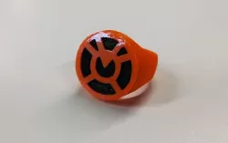 Orange Lantern Ring for Dual Extrusion Free 3D print model