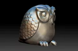 Owl Statue 3D print model
