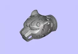 panthere face  3D print model