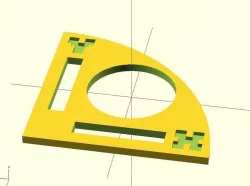 Parametric Better Coin Calibrator Free 3D print model