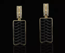 Parametric earrings 3D print model