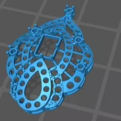 Pendant 3D print model